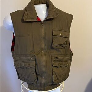 Ozark Trail Men's Khaki Utility Vest